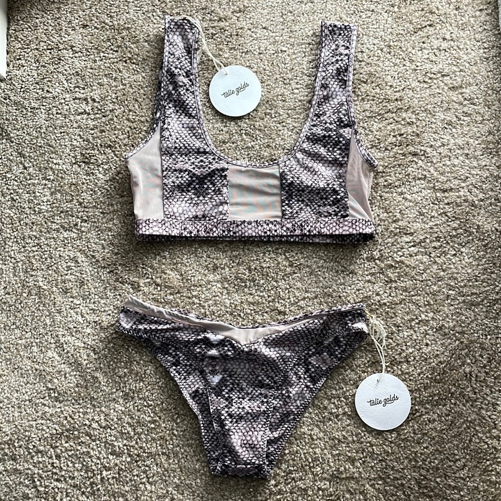 NWT talie golds Snakeskin Bikini